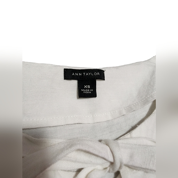 Ann Taylor Linen Tank Top, Size XS - Picture 3 of 3